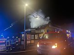 Dachstuhlbrand in Friedrichsthal (Foto: Feuerwehr/Silvio Dietzel)