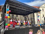 Ausgelassene Stimmung herrschte beim Kinder- und Jugendfestival in Sondershausen (Foto: Janine Skara)