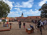 Ausgelassene Stimmung herrschte beim Kinder- und Jugendfestival in Sondershausen (Foto: Janine Skara)