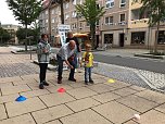 Boccia-Stand zum Weinfest in September in Sondershausen (Foto: Boccia Carolin Eberth)