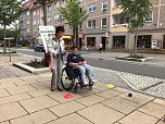 Boccia-Stand zum Weinfest in September in Sondershausen (Foto: Boccia Carolin Eberth)