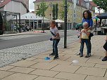 Boccia-Stand zum Weinfest in September in Sondershausen (Foto: Boccia Carolin Eberth)