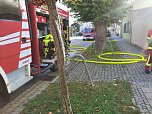 Schuppenbrand in Heldrungen (Foto:  Feuerwehr Heldrungen/Silvio Dietzel)