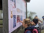 Der Frauenberg-Trai (Sondershausen) ist ein Familienerlebniswanderweg mit sieben verschiedene Erlebnisstationen (Foto: Janine Skara)
