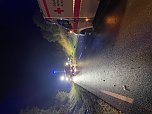 Schwerer Unfall an der Anschlussstelle Worbis (Foto: S. Dietzel/Feuerwehr Worbis)