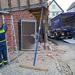 Unfall in Holzthaleben (Foto:  THW Sondershausen/S.Dietzel)
