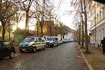 Polizeieinsatz in der Hesseröder Straße in Nordhausen (Foto: agl)