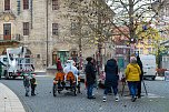 "Verflixt & Zugebommelt!" in der Bad Langensalzaer Innenstadt (Foto: Max Hormann)