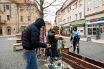"Verflixt & Zugebommelt!" in der Bad Langensalzaer Innenstadt (Foto: Max Hormann)