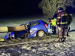 Schwerer Verkehrsunfall bei Gunderslaben (Foto: S.Dietzel)