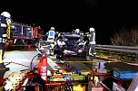 Unfall auf der A38 (Foto: Feuerwehr Heiligenstadt)