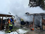 Garagenbrand in Thalebra (Foto: S. Dietzel)
