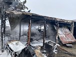 Garagenbrand in Thalebra (Foto: S. Dietzel)
