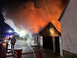 Feuer heute Morgen in Bebra (Foto: S.Dietzel)