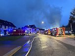 Feuer heute Morgen in Bebra (Foto: S.Dietzel)