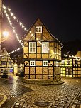 Wunderschöne Adventsbeleuchtung in Quedlingburg (Foto: Beatrix Schenke)