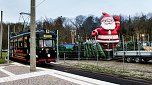 Die "Weihnachtsbahn" war unterwegs (Foto: Verein)