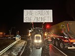 Bauernprotest bei Bleicherode (Foto: S. Dietzel)