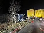 Schwerer Unfall auf der A38 bei Wallhausen (Foto: S. Dietzel)