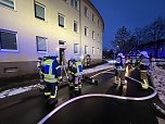 Wieder brannte es in der Leimbacher Straße (Foto: S.Dietzel)