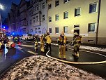 Wieder brannte es in der Leimbacher Straße (Foto: S.Dietzel)