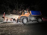 Unfall mit Räumfahrzeug (Foto: Silvio Dietzel)