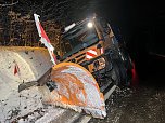 Unfall mit Räumfahrzeug (Foto: Silvio Dietzel)