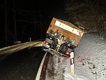 Unfall mit Räumfahrzeug (Foto: Silvio Dietzel)