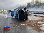 Unfall audd der A 38 (Foto: Feuerwehr Arenshausen/Silvio Dietzel)