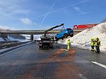 Unfall audd der A 38 (Foto: Feuerwehr Arenshausen/Silvio Dietzel)