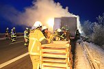 Lkw Brand auf der A38 (Foto: S. Dietzel)