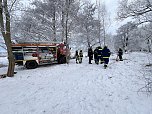 PKW-Bergung in der Helme (Foto: S.Dietzel)