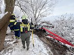 PKW-Bergung in der Helme (Foto: S.Dietzel)