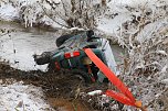 PKW-Bergung in der Helme (Foto: S.Dietzel)