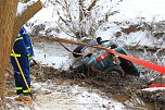 PKW-Bergung in der Helme (Foto: S.Dietzel)