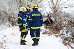 PKW-Bergung in der Helme (Foto: S.Dietzel)