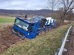 An der Unfallstelle (Foto: Feuerwehr Teistungen)