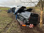 An der Unfallstelle (Foto: Feuerwehr Teistungen)