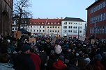 Demonstrationszug durch die Nordhäuser Innenstadt (Foto: agl)