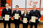 Oberfeuerwehrfrau und Oberfeuerwehrmänner (Foto: Johannes Lurch)