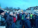 Montagsdemonstration in Mühlhausen (Foto: Hans Kuhnert)