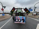 Bauernprotest bei Werther (Foto: S. Dietzel)