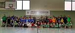 Gruppenbild mit allen Teams beim 360 Grad Tür E-Jugendturnier (Foto: SV Badra e.V.)