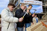 Richtfest für den Anbau zum Berufsschulcampus des Staatlichen Berufsschulzentrums II im Kyffhäuserkreis“  (Foto: Eva Maria Wiegand)