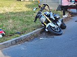 Motorradfahrer bei Unfall verletzt (Foto: S. Dietzel)