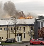 Brand in Leinefelde (Foto: S. Dietzel)