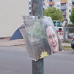 Zerstörte Plakate im Kommunalwahlkampf (Foto: SPD/LINKE/GRÜNE)