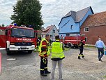 Unangekündigte Feuerwehrübung im Kindergarten "Dorfspatzen" in Hohenebra (Foto: Janine Skara)