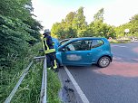 Unfall mit hohem Sachschaden Ebeleben in Richtung Sondershausen (Foto: S. Dietzel)
