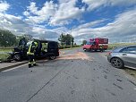 Verkehrsunfall in Heldrungen (Foto: S. Dietzel)
